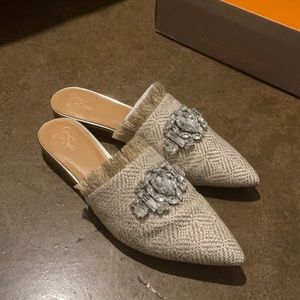 Crown vintage mules